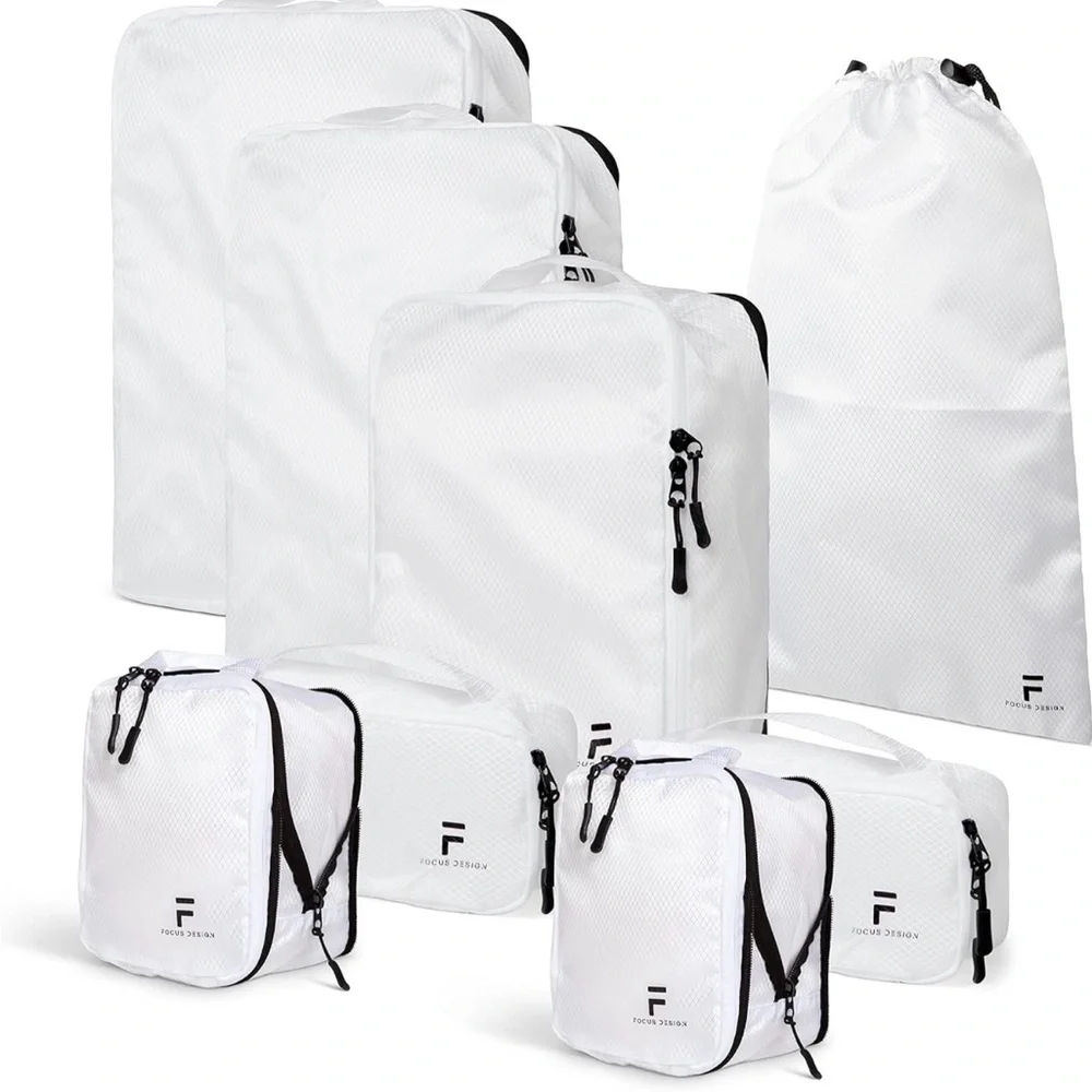 Well Traveled 8-piece Compression Packing Cubes